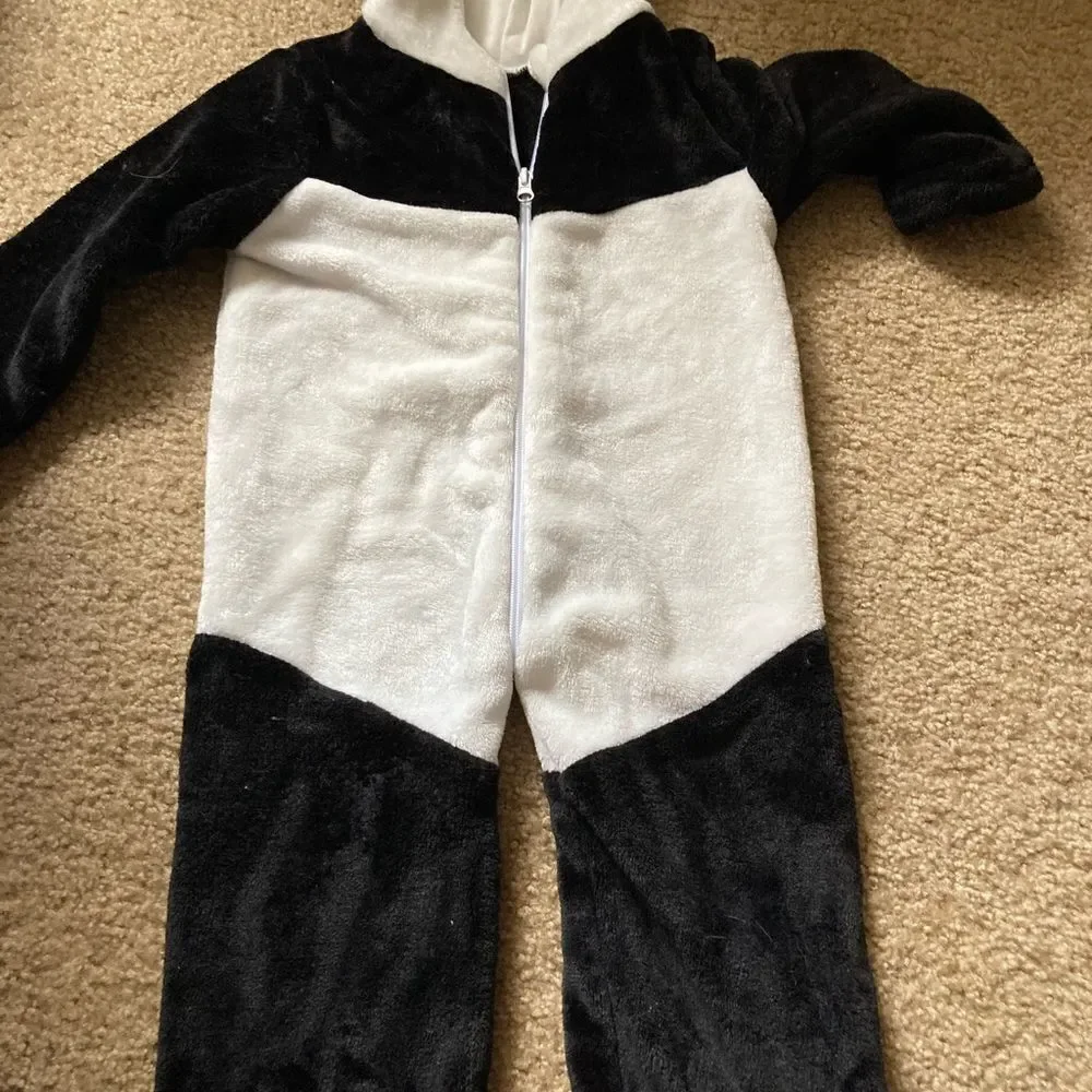 Infant Panda Bear Fleece Halloween Costume